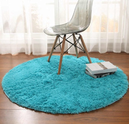 Fluffy Round Rug