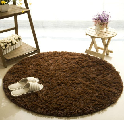 Fluffy Round Rug