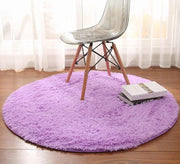 Fluffy Round Rug