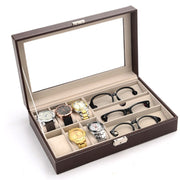 Wooden Watch Glasses and Jewelry Box