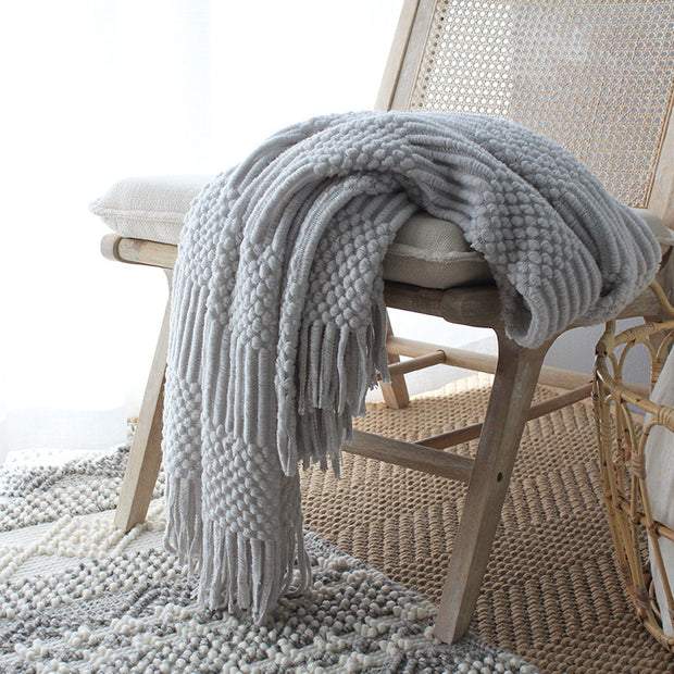 Nordic Knitted Sofa Blanket