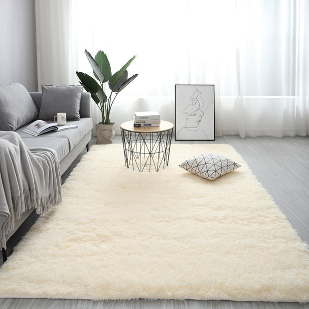 Nordic Fluffy Carpet Rugs For Bedroomliving Room