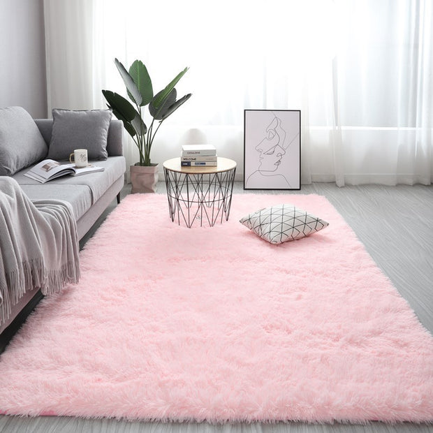 Nordic Fluffy Carpet Rugs For Bedroomliving Room