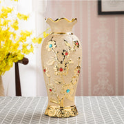 Ceramic Vase Electroplating Gold