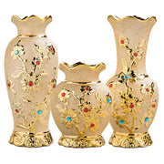 Ceramic Vase Electroplating Gold