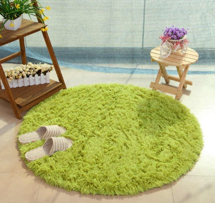 Fluffy Round Rug