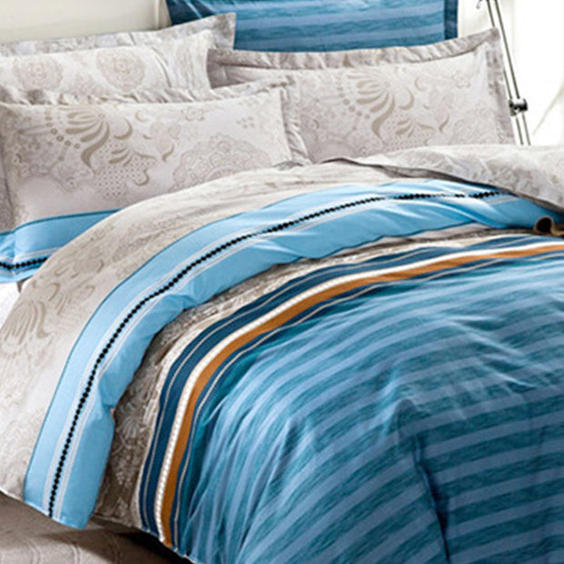 Simple twill bed duvet cover