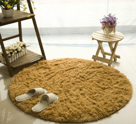 Fluffy Round Rug