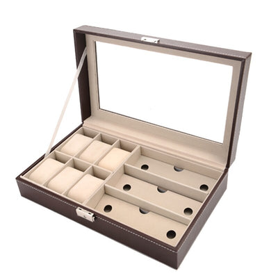 Wooden Watch Glasses and Jewelry Box