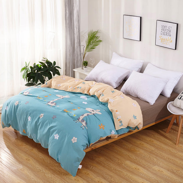 Reactive printing bedding cotton duvet cover