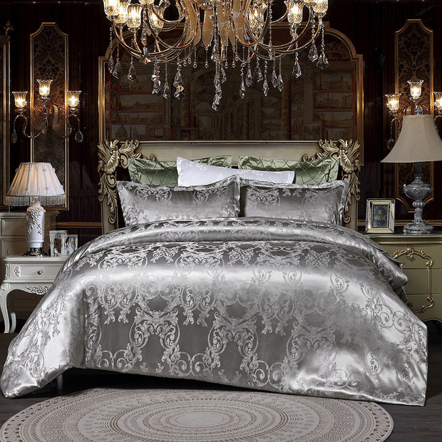 Jacquard duvet cover set