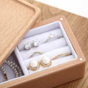 Luxury Magnetic Wooden Small Jewelry Box