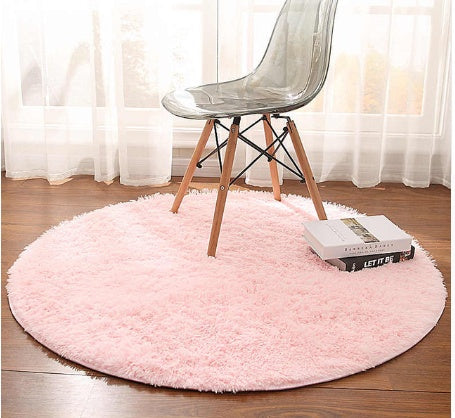 Fluffy Round Rug