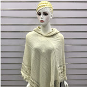 Hollow tassel cloak shawl