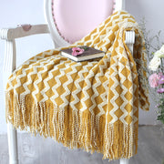 Knitted Wool Cashmere Blanket