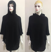 Hollow tassel cloak shawl