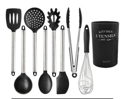 The silicone kitchen utensils and appliances