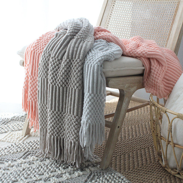 Nordic Knitted Sofa Blanket