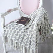 Knitted Wool Cashmere Blanket