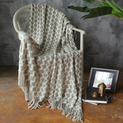 Knitted Wool Cashmere Blanket