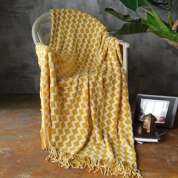 Knitted Wool Cashmere Blanket