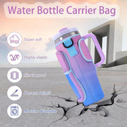 Water Bottle Holder Bag With Adjustable Shoulder Strap