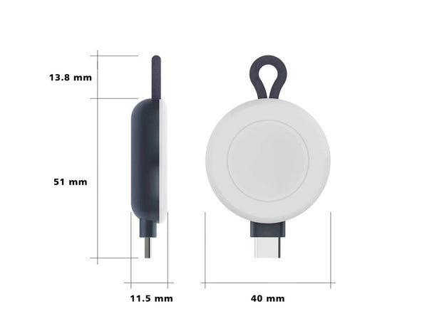 Portable Keychain Watch Wireless Charger